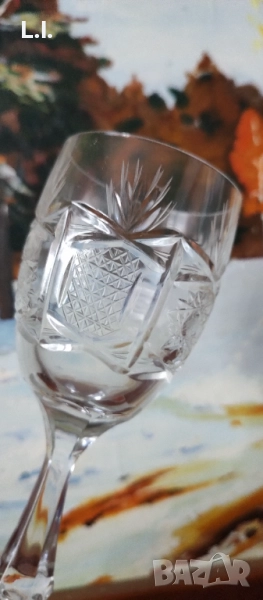 Кристални чаши за вино , снимка 1