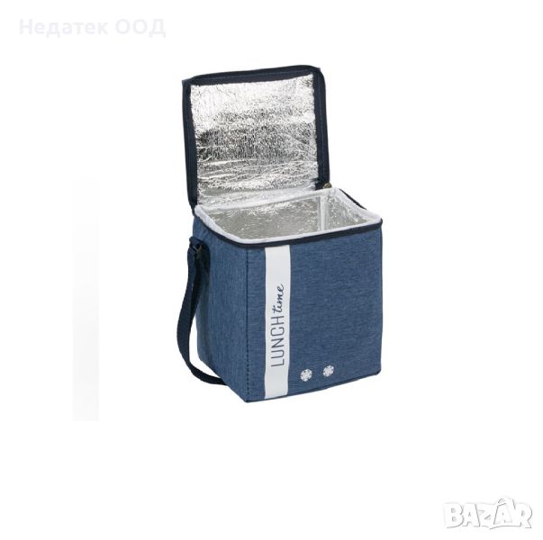 Термо чанта, квадрат, синя, 19x15x20cм 6л, снимка 1