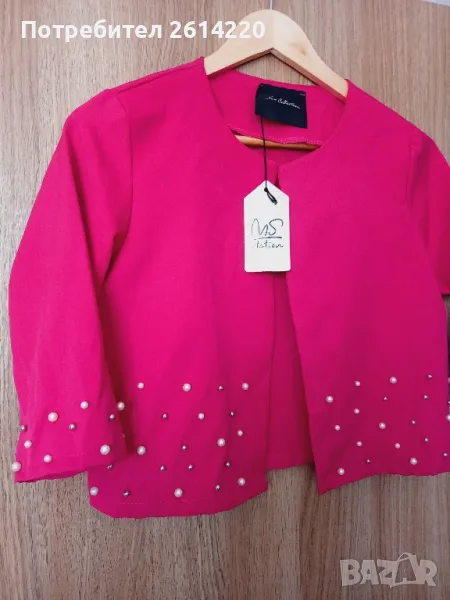 ново тънко сако с перли , снимка 1