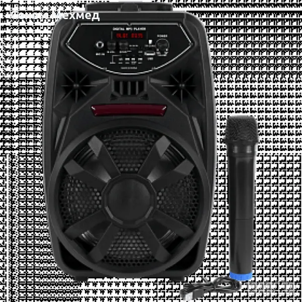 Преносим Bluetooth високоговорител с вход за микрофон PK-09(L), снимка 1