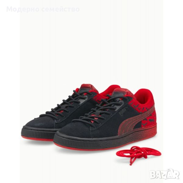 Унисекс сникърси черно/червено PUMA x Batman Suede Classic Shoes Black/Red W, снимка 1