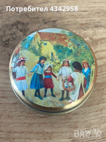 Английска метална ретро кутия.