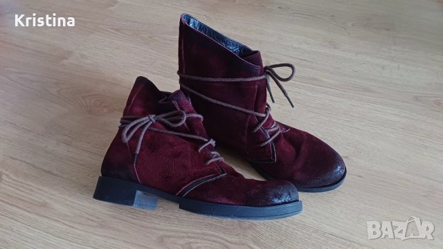 Нови боти от естествен велур