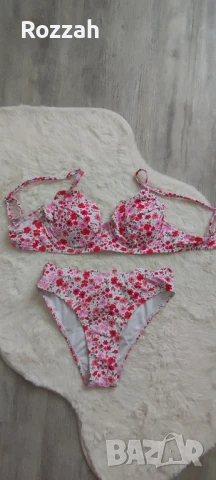 Цветни флорални бански , снимка 3 - Бански костюми - 46170215