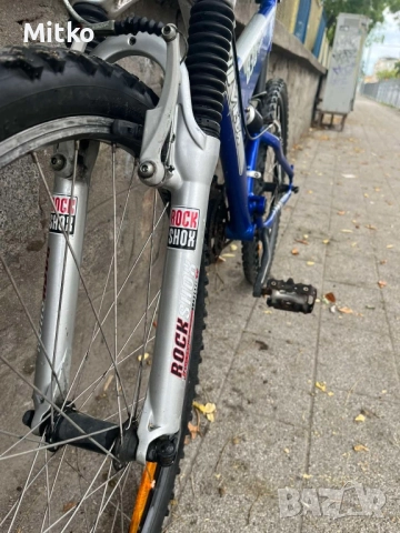 26 цола алуминиев велосипед с 21 скорости усилени капли амортисьори предни и задни , снимка 5 - Велосипеди - 51910159