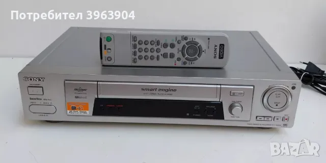 НАЙ ДОБРАТА ОФЕРТА Видео рекордер Sony SLV-SE800D1 VHS, 6 Head, снимка 1 - Плейъри, домашно кино, прожектори - 47244294