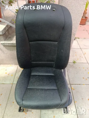 Седалка BMW F10 F11 Шофьорска черна кожена седалка за БМВ Ф10 Ф11 Седалка кожен салон, снимка 4 - Части - 50416304