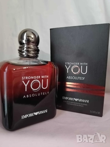 Emporio Armani Stronger With You Absolutely Parfum 100 ml. за Мъже, снимка 3 - Мъжки парфюми - 52973938