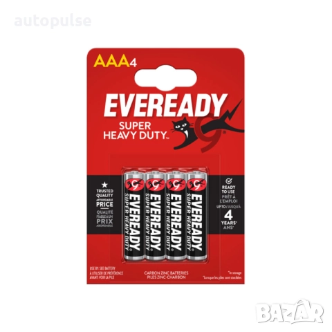 Батерии Eveready SHD AAA 4 бр.