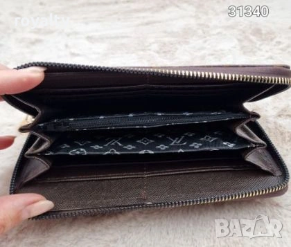 Louis Vuitton Ново Кафяво Дамско Кожено Портмоне Луи Витон , снимка 2 - Портфейли, портмонета - 54111127