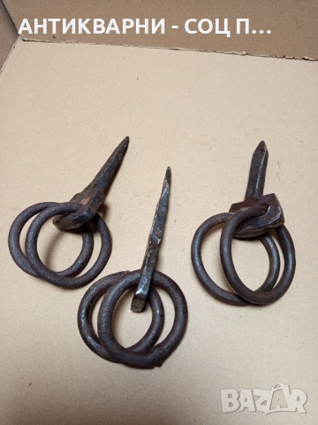 Комплект Стари Ръчно Ковани Клинци. , снимка 4 - Антикварни и старинни предмети - 51913302