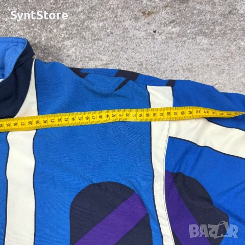 Рядко Винтидж Яке Adidas (80s/90s) – Геометричен Модел | Размер M/L (D6), снимка 9 - Спортни дрехи, екипи - 53513455