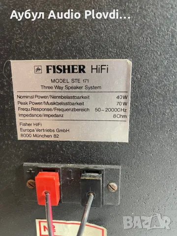 Fisher hi fi model ste-171/3way Тонколони , снимка 6 - Тонколони - 49465986