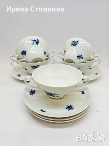 Rosenthal - Romance Rhapsody по дизайн на Bjorn Wiinblad 1961г. 5 броя Купички , снимка 4 - Сервизи - 53390152