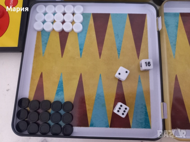 Магнитни шах, табла и не се сърди човече, части за рулетка, карти, снимка 4 - Настолни игри - 52703628