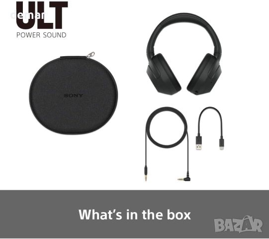 Sony ULT WEAR-безжични шумопотискащи слушалки с ULT POWER SOUND, черни, снимка 10 - Bluetooth слушалки - 45620942