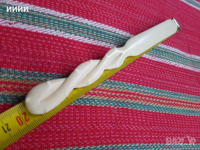 Нож кама слонова кост , снимка 2 - Антикварни и старинни предмети - 53937357