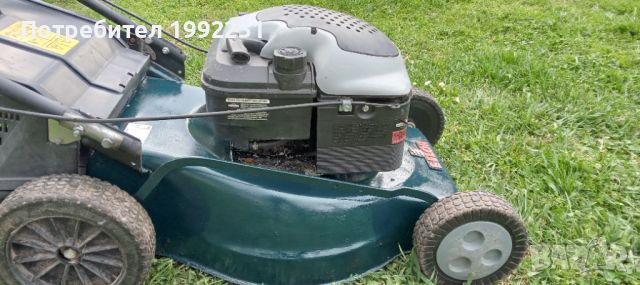 Бензинова косачка НОМЕР 15. E-Flor Quantum50. Четиритактов дигател на Briggs &Stratton. 46см. ширина, снимка 12 - Градинска техника - 45120707