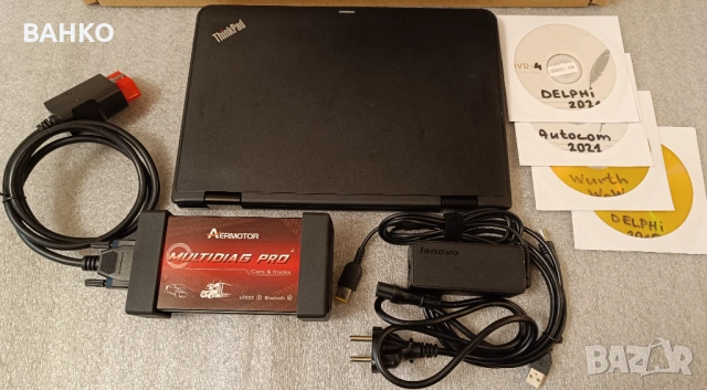 Комплект aвтодиагностика и лаптоп Lenovo Yoga с 8RAM и тъчскрийн екран, снимка 2 - Аксесоари и консумативи - 53644438
