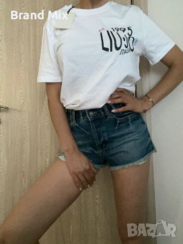 Liu Jo + Roxy тениска+къси дънки, снимка 1 - Дънки - 46418701