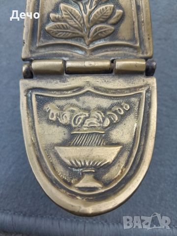 100+ годишно позлатено западноевропейско кандило кадило кандило за тамян , снимка 9 - Антикварни и старинни предмети - 46247527
