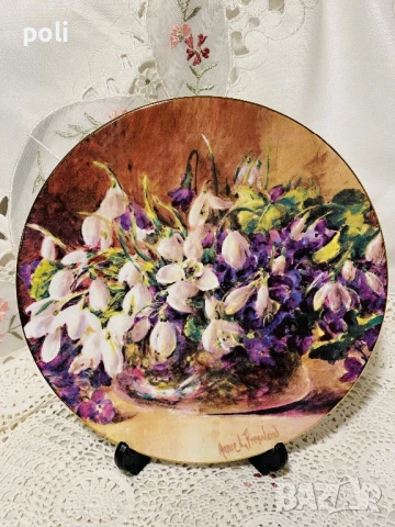 порцеланова чиния за стена 