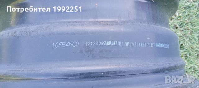 1бр. нова железна джанта 5.5J14 ET39. 4x100мм. Свалена от Opel Meriva. Става и на Corsa, Astra и др., снимка 6 - Гуми и джанти - 46524914