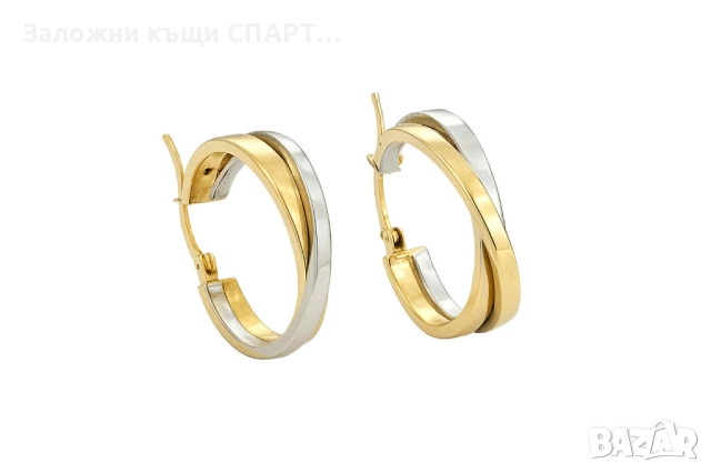 Златни обеци-2.06гр., снимка 1