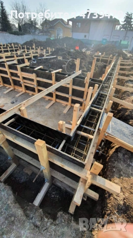 Бетонен фундамент,Бетонни огради,груб строеж,площадки и пътеки от Бетон,Подпорни стени , снимка 4 - Майстори - 53504504