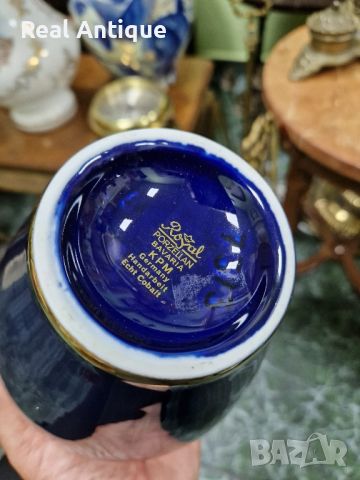 Уникална изключително красива антикварна колекционерска порцеланова ваза Royal KPM , снимка 5 - Вази - 45337502