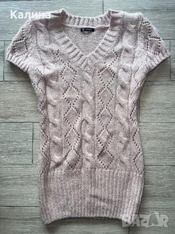 ЧИСТО НОВА Розова зимна туника