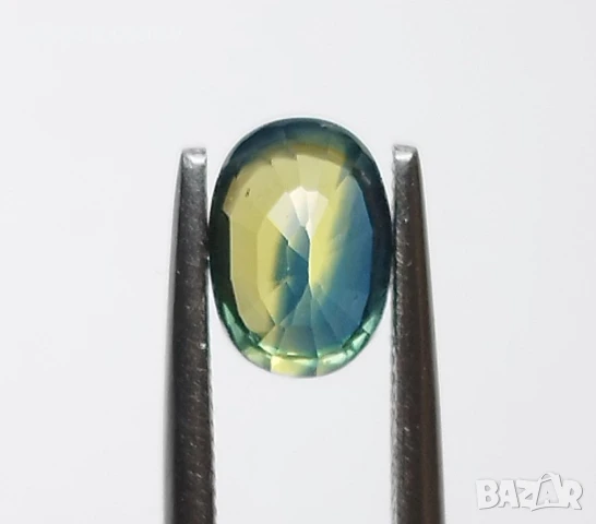 Уникален трицветен сапфир 1.41кт.! Сертифициран! Нов!, снимка 7 - Други - 47220272