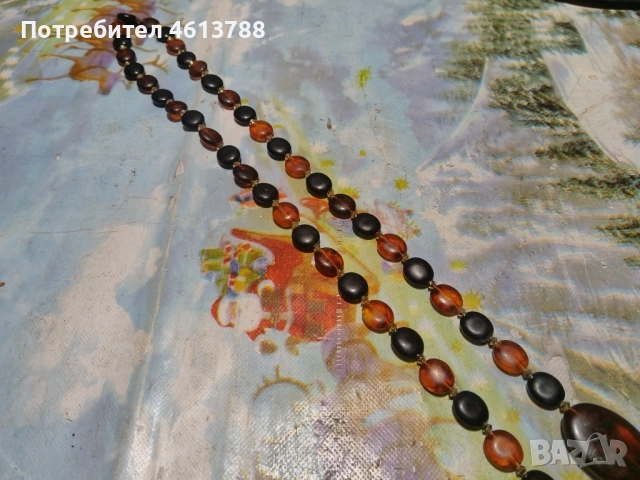 Гердан от балтийски кехлибар, снимка 3 - Колиета, медальони, синджири - 52505759