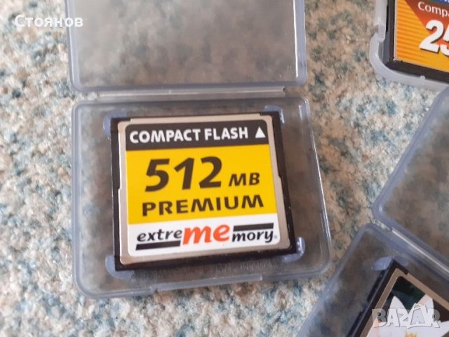  Compact Flash карти и четец за тях.Nikon,SanDisk,Kingston,LG и др., снимка 2 - Карти памет - 21765152