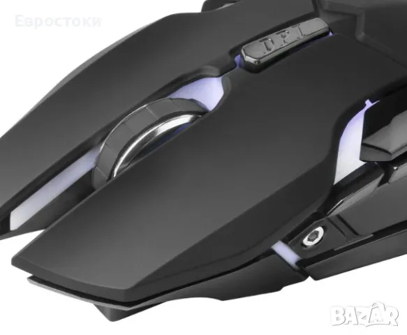 Безжична мишка Mars Gaming MMW, геймърска мишка с RGB Flow осветление, 3200DPI, USB, цвят: черно, снимка 7 - Клавиатури и мишки - 48722412