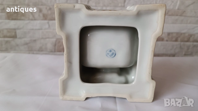 Порцеланов пепелник - Баба Вида - Завод Сталин Видин - 1960г, снимка 7 - Антикварни и старинни предмети - 53069533