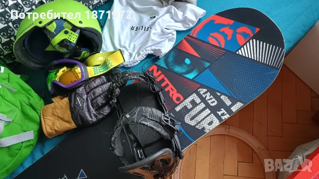 Продвам цяла екипировка за сноуборд Nitro 162см,автомати и други ., снимка 3 - Зимни спортове - 52905563