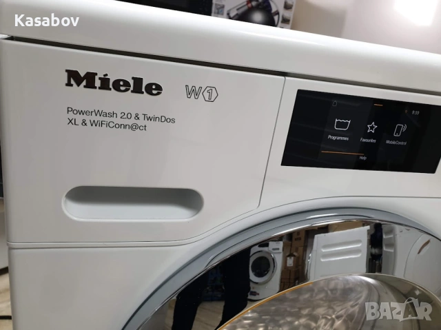 Miele - 9кг - WiFi - TwinDos - Пералня Миеле 12м Гаранция, снимка 14 - Перални - 53881640