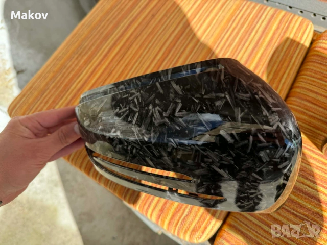 Капаци за огледала Кован Карбон мерцедес w204 w212 c207 w221 mercedes, снимка 2 - Части - 53727404