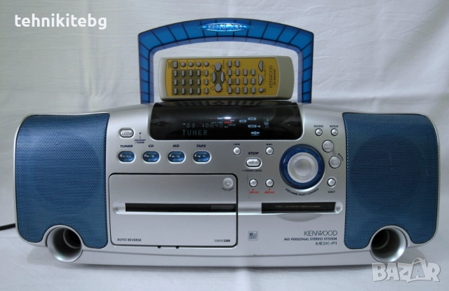 ⭐⭐⭐ KENWOOD MDX-F1 ⭐⭐⭐ Уникален , рядко срещан буумбокс със CD, MD, касета, радио и дистанционно