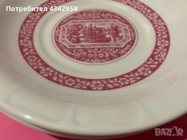 Vintage Heinrich ( Villeroy & Boch) 1960г. Чаши и чинийки., снимка 10 - Други ценни предмети - 49220591