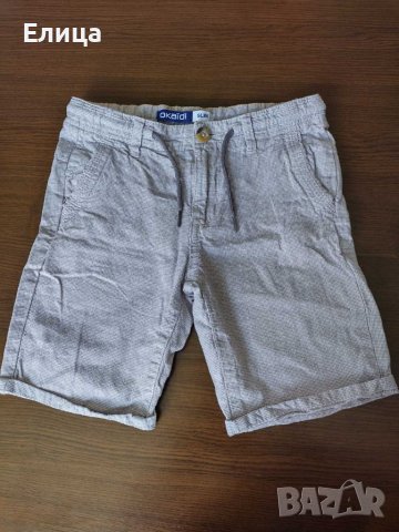 Детски къси панталони Okaidi с лен - размер 122, снимка 1 - Детски къси панталони - 45468565