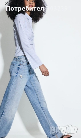 Дамски дънки STRADIVARIUS D 92, снимка 2 - Дънки - 54208120