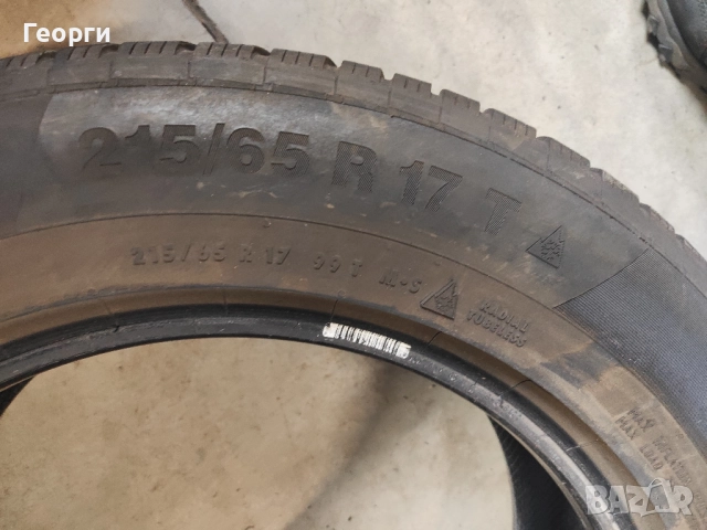 4бр. зимни гуми 215/65/17 Continental, снимка 6 - Гуми и джанти - 52745728