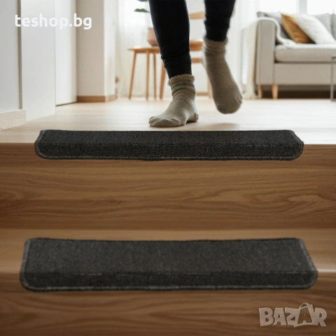 Комплект от 15 правоъгълни стелки за стълби, снимка 6 - Изтривалки - 53735065