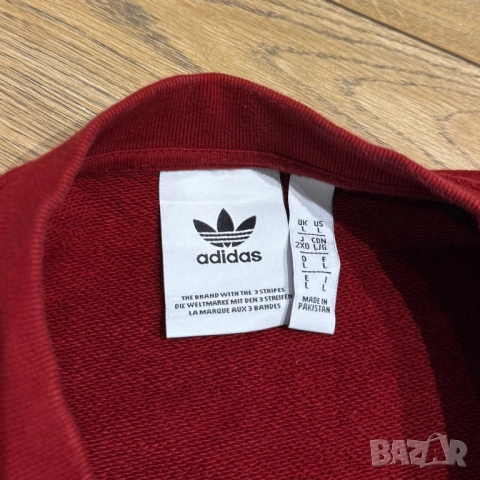 Мъжка блуза Adidas Trefoil Crew | L размер, снимка 4 - Блузи - 52634874