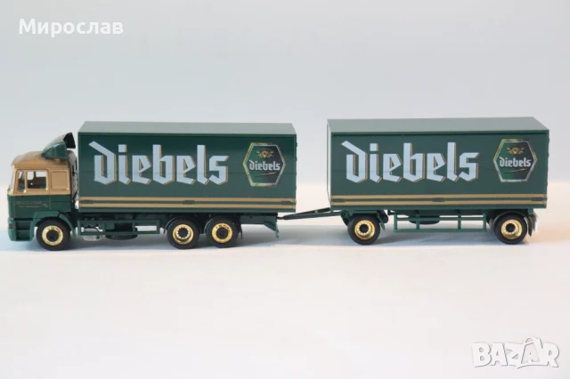 HERPA H0 1/87 MAN  TIR КАМИОН МОДЕЛ КОЛИЧКА