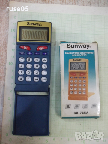 Калкулатор "Sunway - SB-765A" работещ, снимка 1 - Друга електроника - 45062169