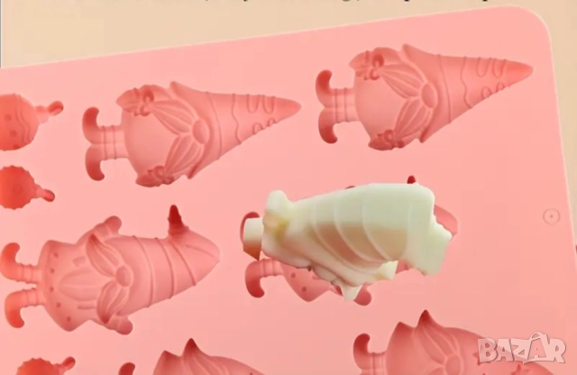 Молд коледни джуджета , снимка 2 - Форми - 51500598