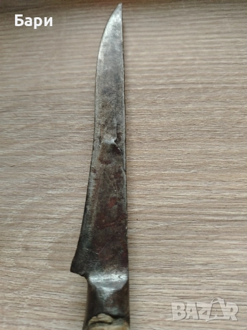 Стар автентичен български малък кован нож каракулак 19век, снимка 8 - Колекции - 51970979